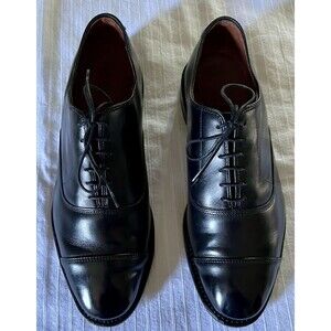 Allen Edmonds Park Avenue Capped Toe Oxford Men’s Shoes - Black - 9.5 EE - 5615